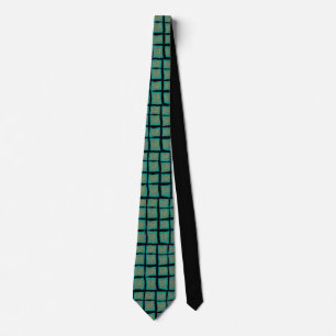 Jade and Turquoise with Gold Neck Tie