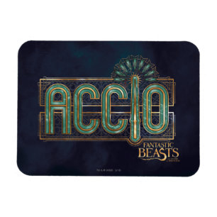 Jade Art Deco ACCIO™ Spell Graphic Magnet