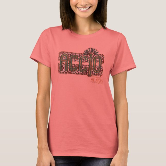 Jade Art Deco ACCIO™ Spell Graphic T-Shirt (Front)