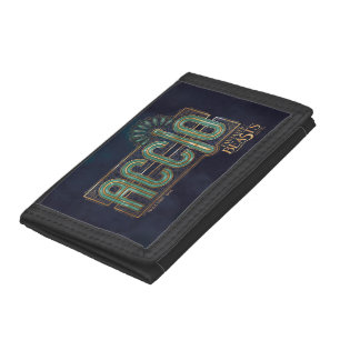 Jade Art Deco ACCIO™ Spell Graphic Tri-fold Wallet