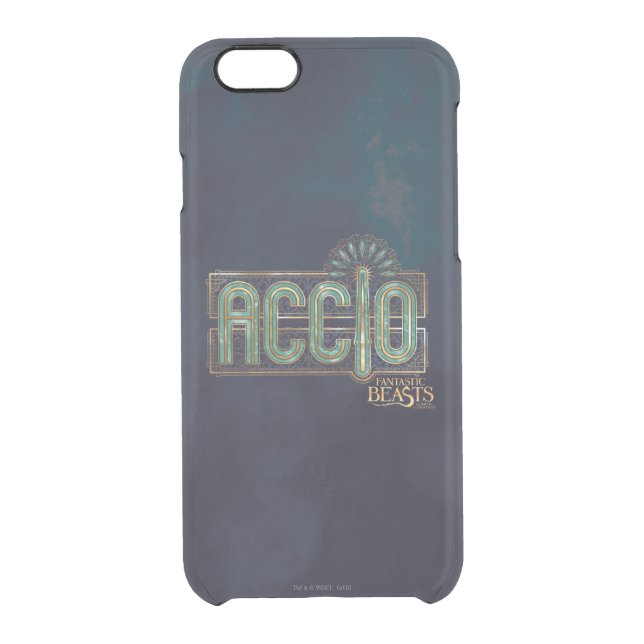 Jade Art Deco ACCIO™ Spell Graphic Uncommon iPhone Case (Back)