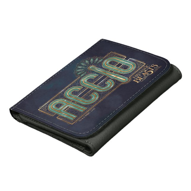 Jade Art Deco ACCIO™ Spell Graphic Wallet (Bottom)