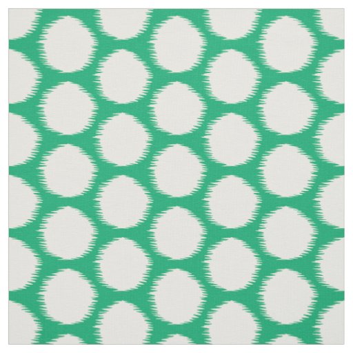 Jade Asian Moods Ikat Dots Fabric
