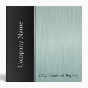 Jade Brush Steel Company Style 3 Ring Binder