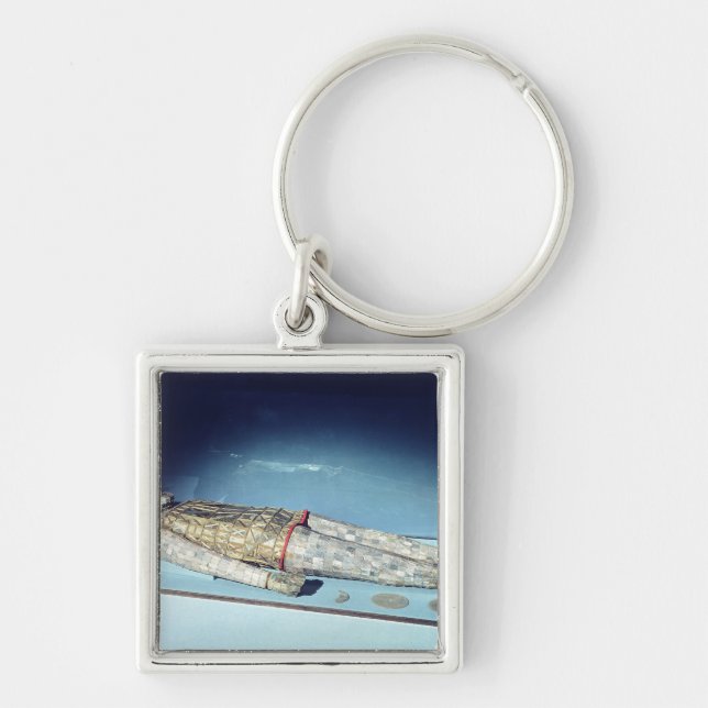 Jade burial suit keychain (Front)