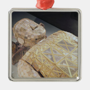 Jade burial suit metal ornament