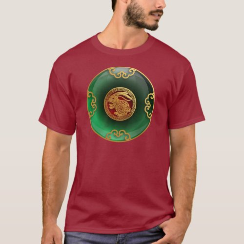 Jade Chinese New Year of the Rabbit T_Shirt