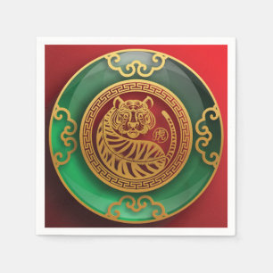 Jade Chinese New Year of the Tiger Napkins
