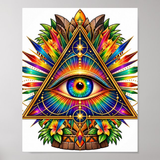 Jade Dawn Triangle Poster (Front)