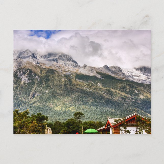 Jade Dragon Snow Mountain Postcard (Front)