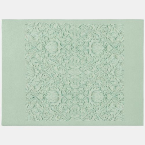 Jade Garden — Pale Celadon Persian Rug