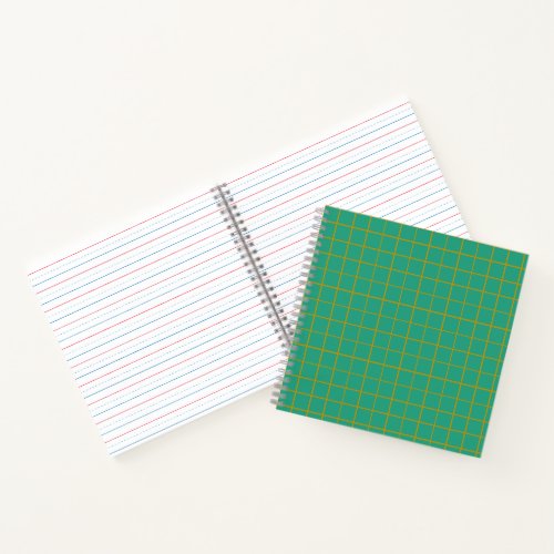 Jade Green and Gold Notebook