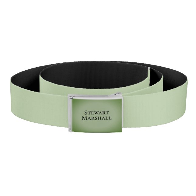 Jade Green Celadon Personal  Belt (Coil)