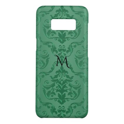 Jade Green Vintage Style Damask Case-Mate Samsung Galaxy S8 Case