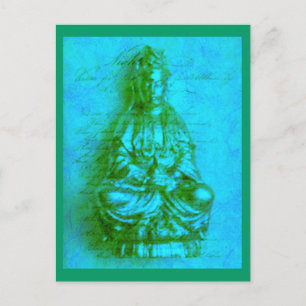 Jade Kwan Yin postcard