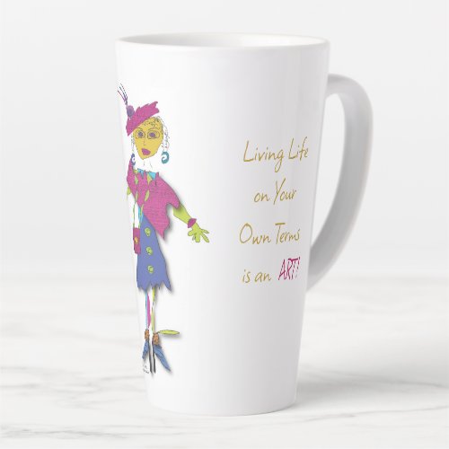 Jade _ Living Life as an Art Latte mug