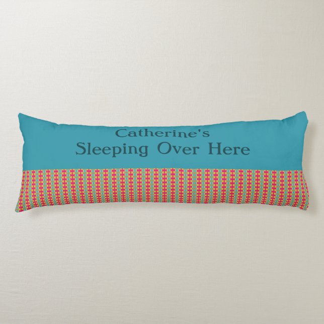 Jade Patterned Body Pillow (Front)