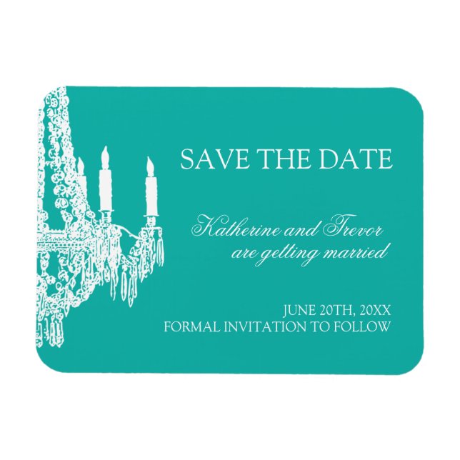 Jade Save the Date Magnets (Horizontal)