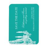 Jade Save the Date Magnets (Vertical)
