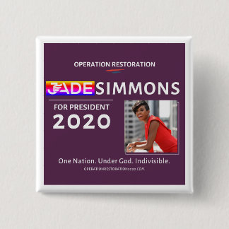 Jade Simmons for President 2020 Button