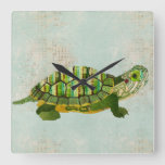 Jade Turtle Clock