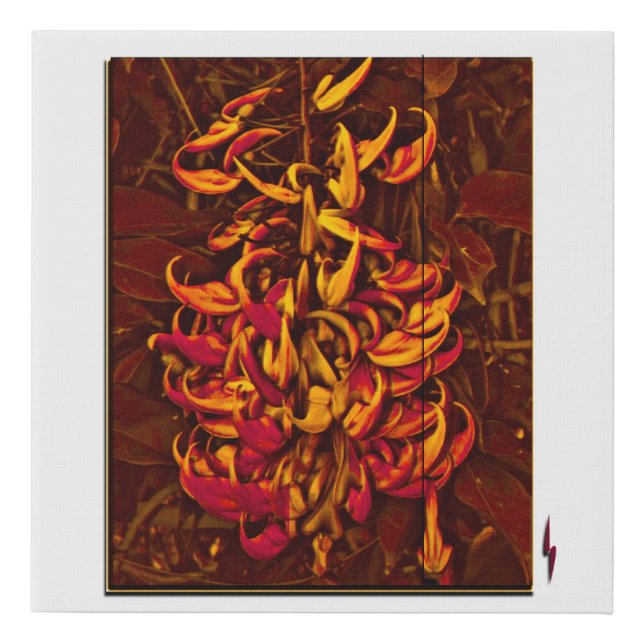 Jade Vine Faux Canvas Print (Front)