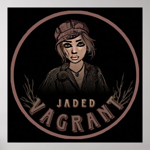 Jaded Vagrant Logo  Poster