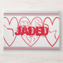 Jaded With Red and White Broken Hearts