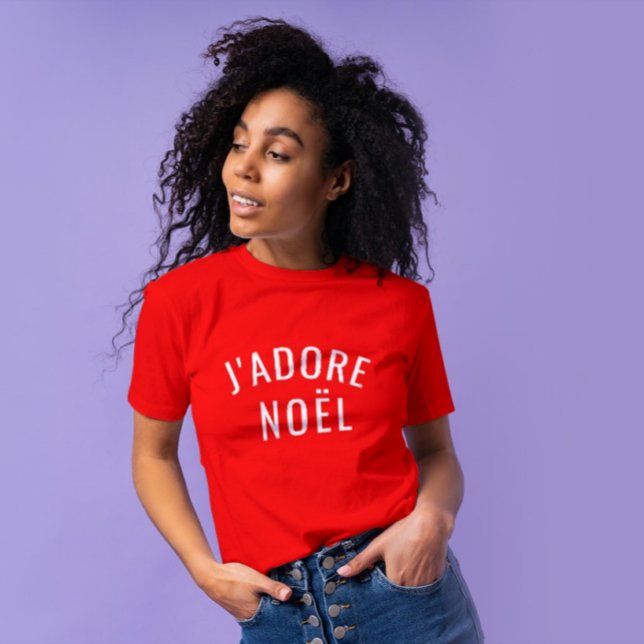 J'ADORE NOËL love christmas xmas T-Shirt (Creator Uploaded)