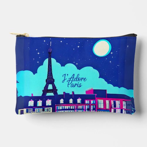 Jadore Paris _ Fantasy Paris Under a Full Moon Accessory Pouch