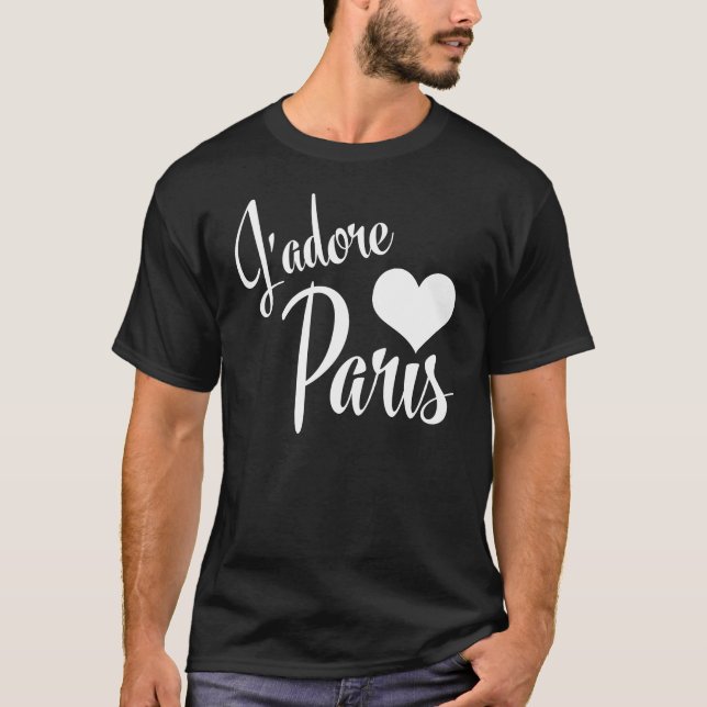 J'Adore Paris - I Love Paris T-Shirt (Front)