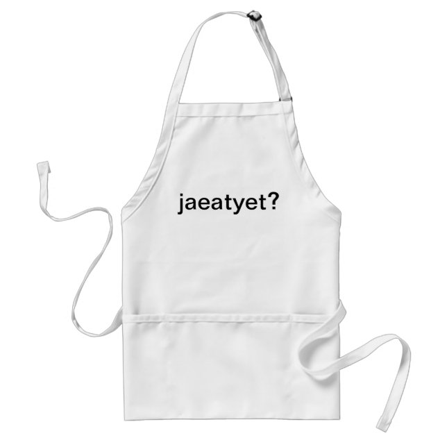 jaeatyet? adult apron (Front)