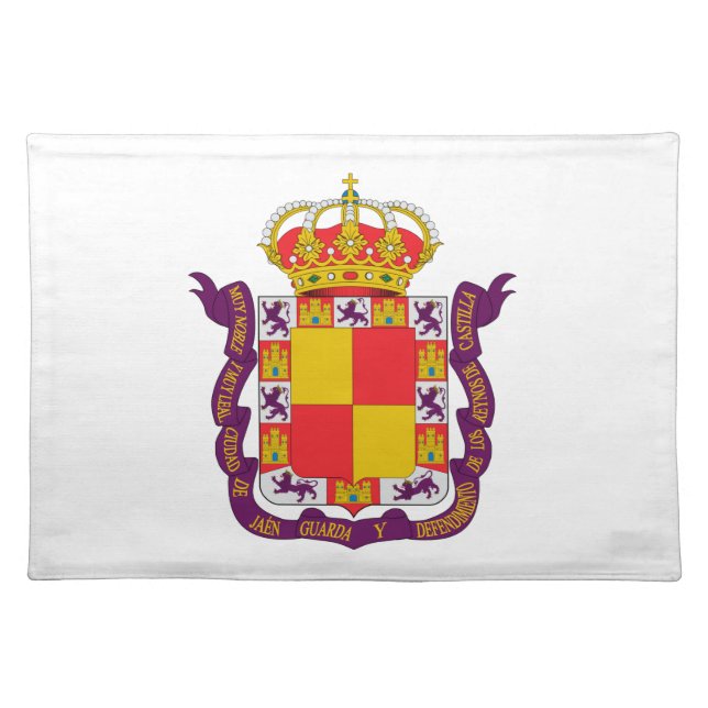 Jaén Coat of Arms Placemat (Front)