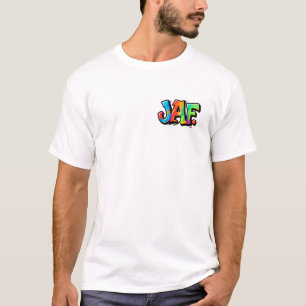 JAF graffiti style - colorful urban art typography T-Shirt
