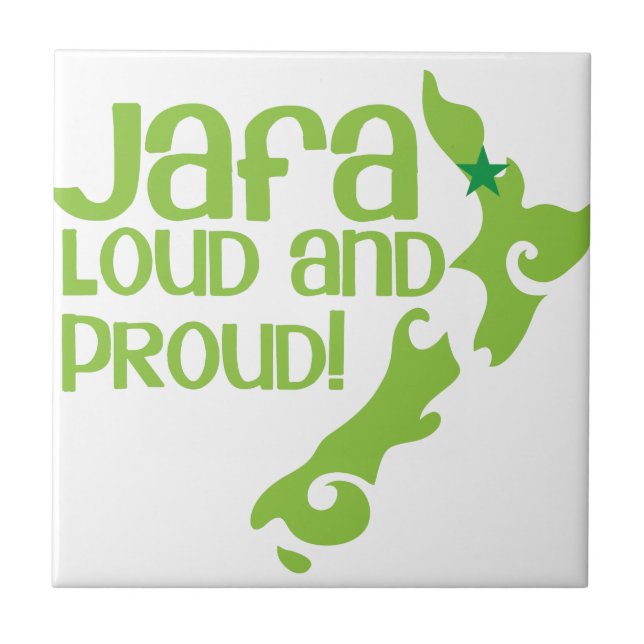 JAFA Loud and proud! (New Zealand Auckland) Tile (Front)