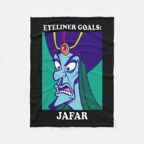 Jafar  Eyeliner Goals Fleece Blanket