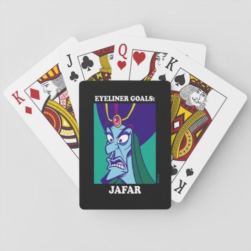 Jafar  Eyeliner Goals Playing Cards