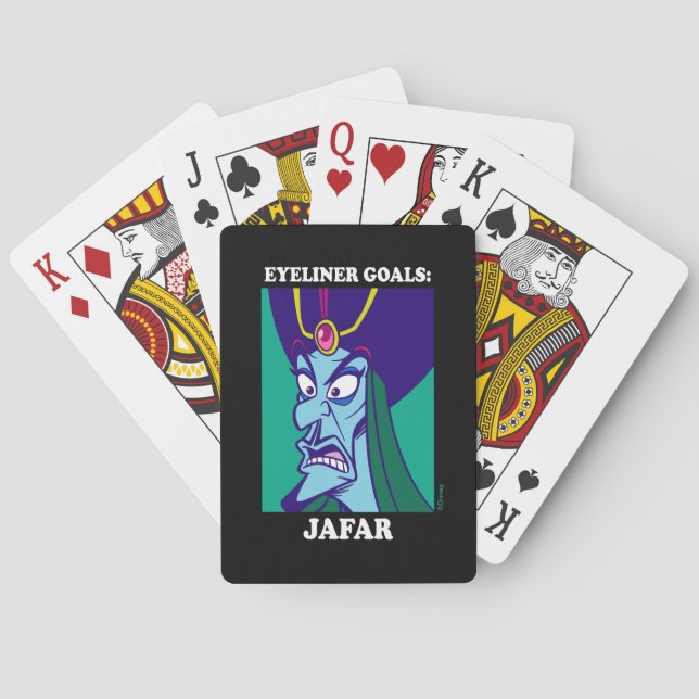 Jafar | Eyeliner Goals Playing Cards (Back)