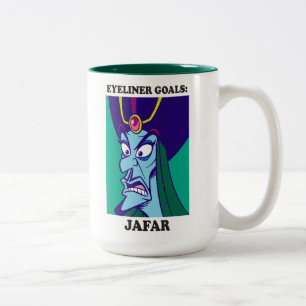 Jafar Eyeliner Goals Two-Tone Coffee Mug