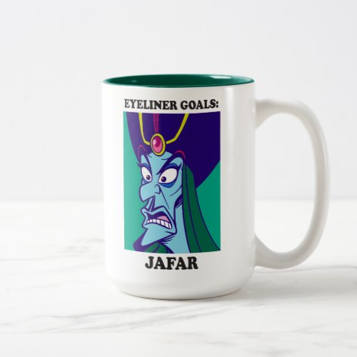 Jafar  Eyeliner Goals Two_Tone Coffee Mug
