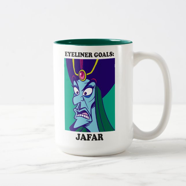 Jafar | Eyeliner Goals Two-Tone Coffee Mug (Right)