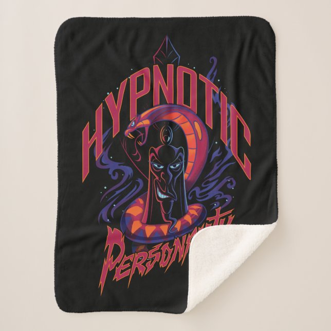 Jafar | Hypnotic Personality Sherpa Blanket (Front)