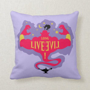 Jafar - Long Live Evil Throw Pillow