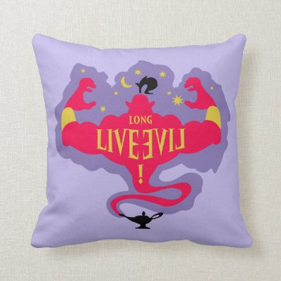 Jafar - Long Live Evil Throw Pillow