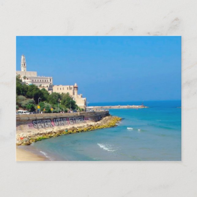 Jaffa beach postcard (Front)