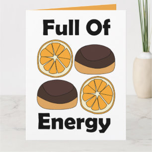 Jaffa Chocolate Orange Cake Full Of Energy  Card