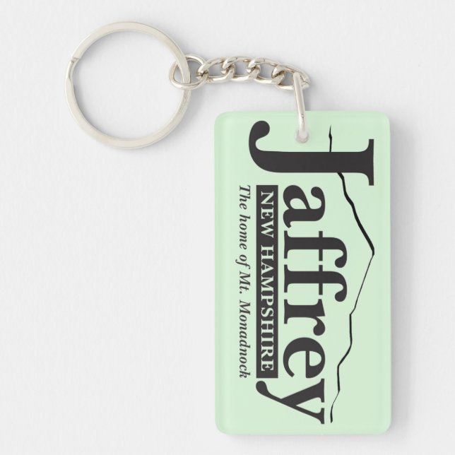 Jaffrey, New Hampshire Keychain (Front)