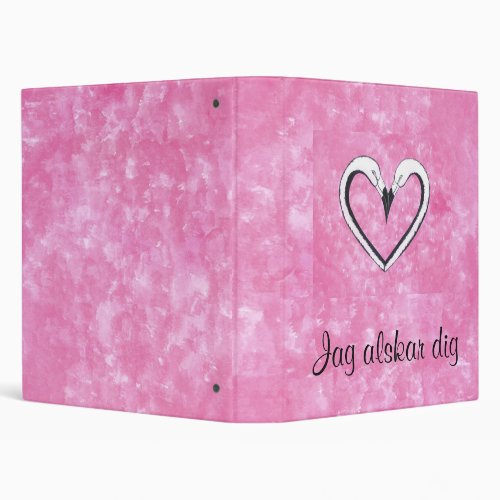 Jag alskar dig  I love you binder