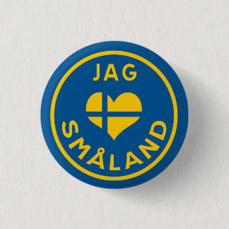 Jag älskar Småland - I love Småland Pinback Button