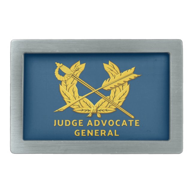 JAG Judge Advocate General  Belt Buckle (Front)
